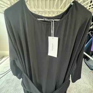 BloomChic 3/4 Sleeve Black Dress Size 18 NWT